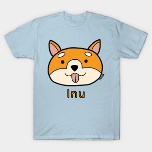 Inu (Dog) Japanese design in color T-Shirt